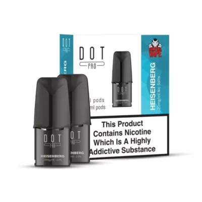 dot-pro-vampire-vape-heisenberg-e-liquid-pods-pack-of-2-pods.png Dot Pro <h3>Özellikler</h3> <ul> <li>Lezzet: Meyve / Taze</li> <li>Alkolsüz, susuz</li> <li>Kapasite : Kapsül başına 2 ml</li> <li>Ambalaj : 2 ml'lik 2 kapsül</li> <li>Diasetilsiz, parabensiz, ambrokssuz garantilidir.</li> <li>Menşei : İngiltere</li> <li>Marka : Dot Pro - Vampire Vape</li> <li><strong>KUTU ÜZERİNDEKİ YAZILAR FARKLILIK GÖSTEREBİLİR.</strong></li> </ul>