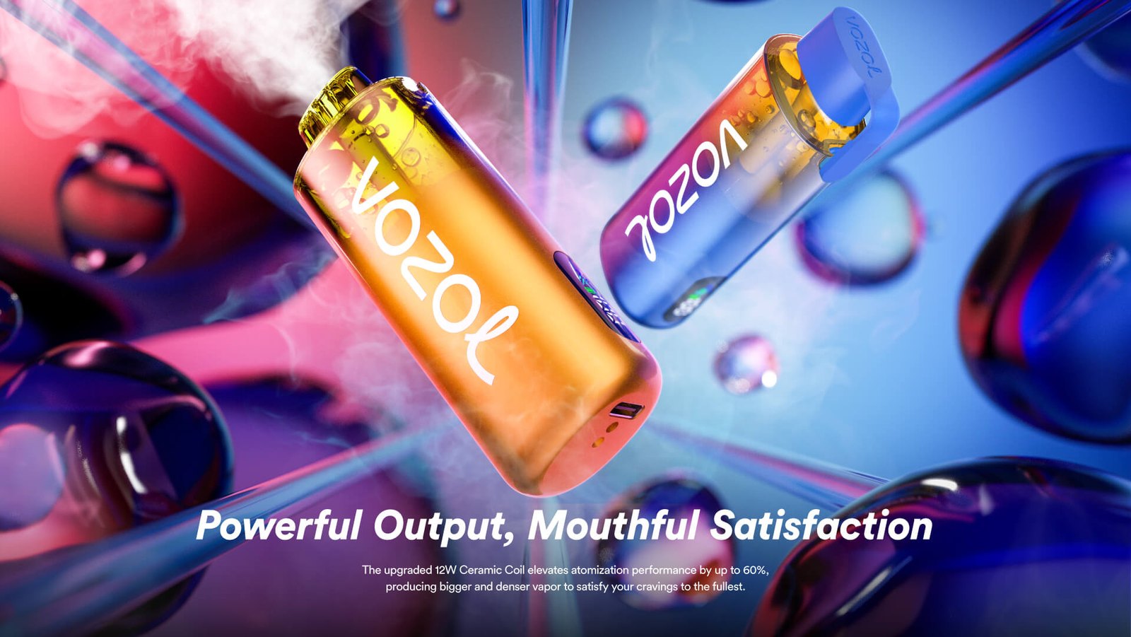 Vozol Vozol Neon 12000 Pro 12W seramik coil ve yüksek buhar çıkışı