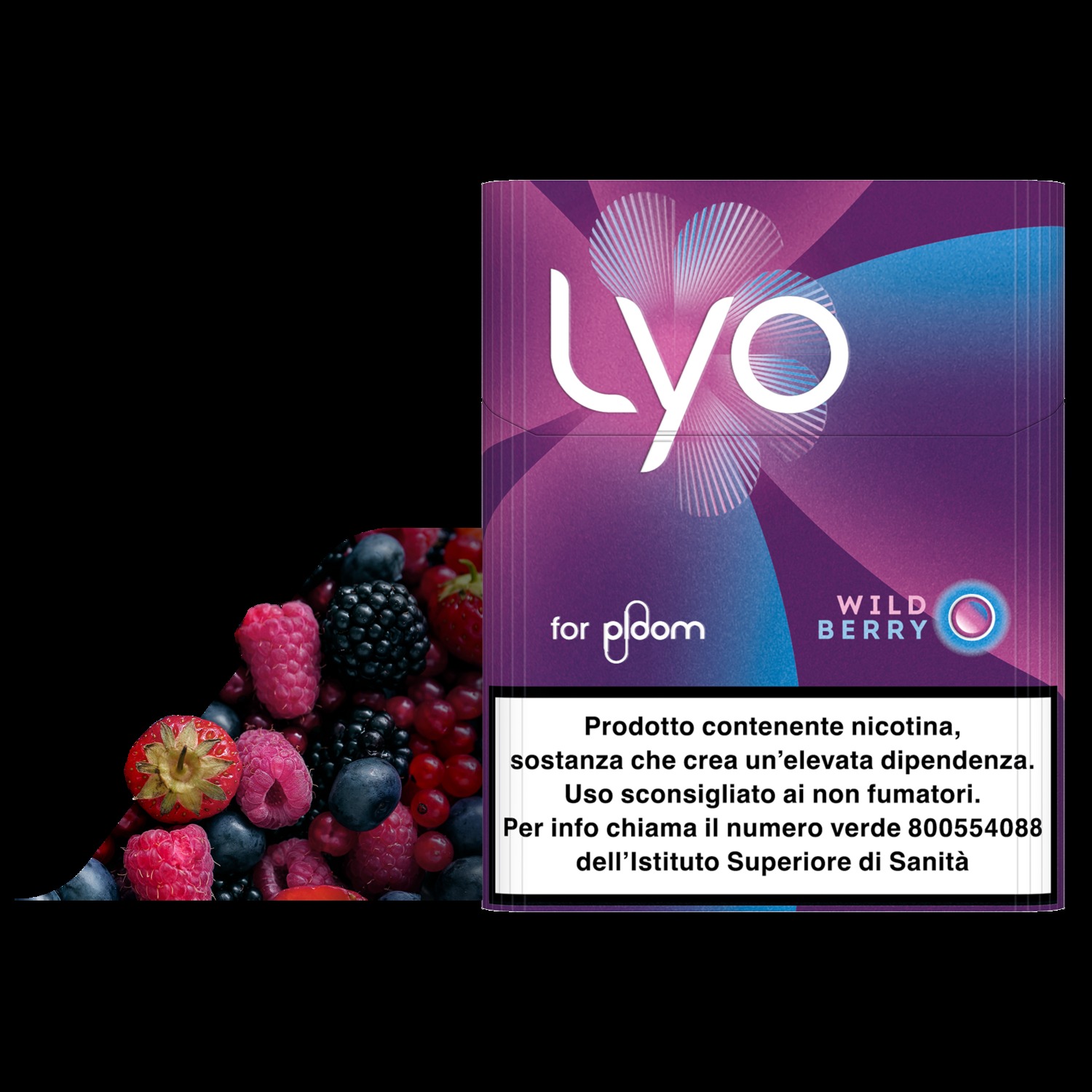 Lyo Wild Berry paketi ve orman meyveleri